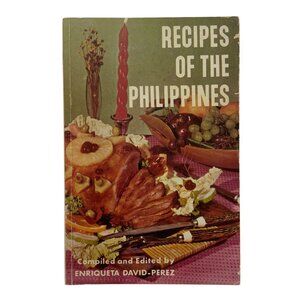 Recipes Of The Philippines Cookbook by Enriqueta David-Perez Paperback 1973